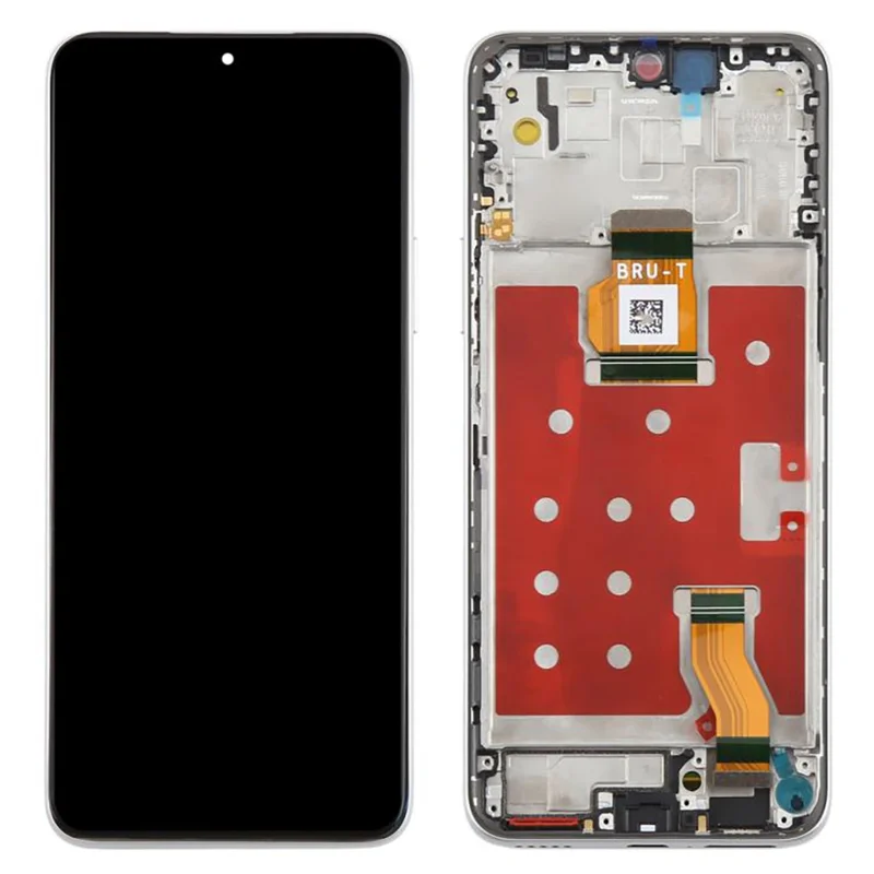 For Honor X60 5G Grade C LCD Screen and Digitizer Assembly + Frame (Without Logo) - Black-Cellmalls