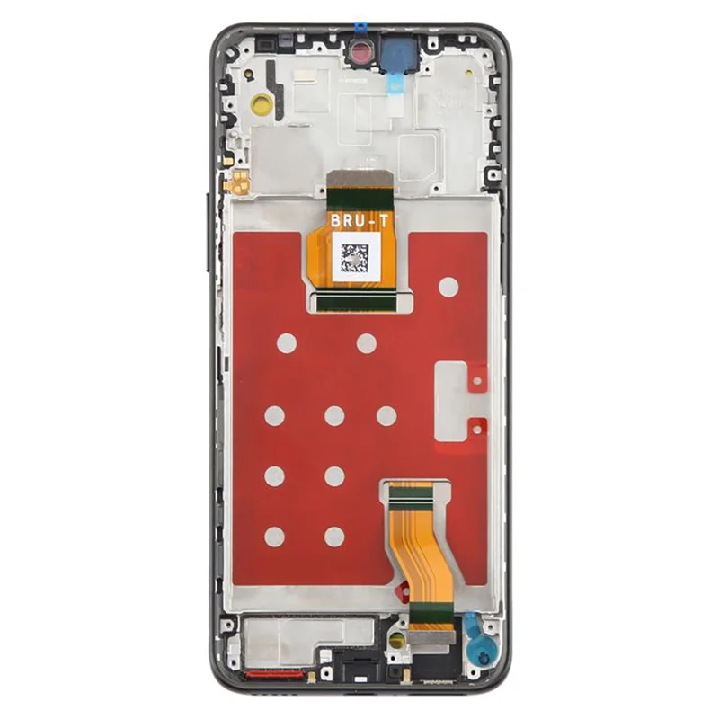 For Honor X60 5G Grade C LCD Screen and Digitizer Assembly + Frame (Without Logo) - Black-Cellmalls