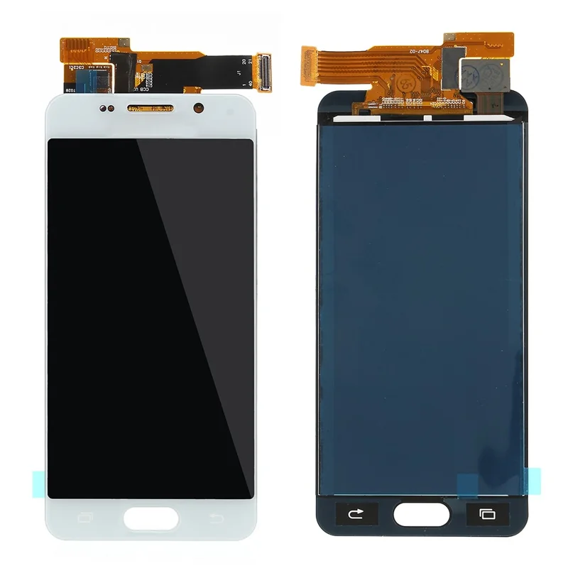 LCD Screen and Digitizer Assembly with Screen Brightness IC for Samsung Galaxy A3 A310F (TFT Version 2016) - White-Cellmalls