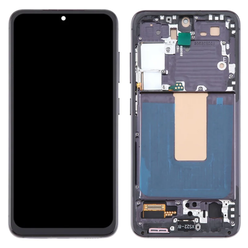 For Samsung Galaxy S23 S911 Grade C LCD Screen and Digitizer Assembly + Frame Part (TFT Technology) (Without Logo) - Black-Cellmalls