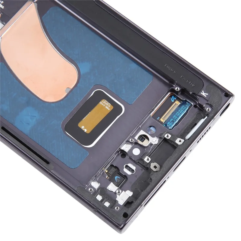 For Samsung Galaxy S23 Ultra S918 Grade C LCD Screen and Digitizer Assembly + Frame Part (TFT) (Without Logo) - Black-Cellmalls