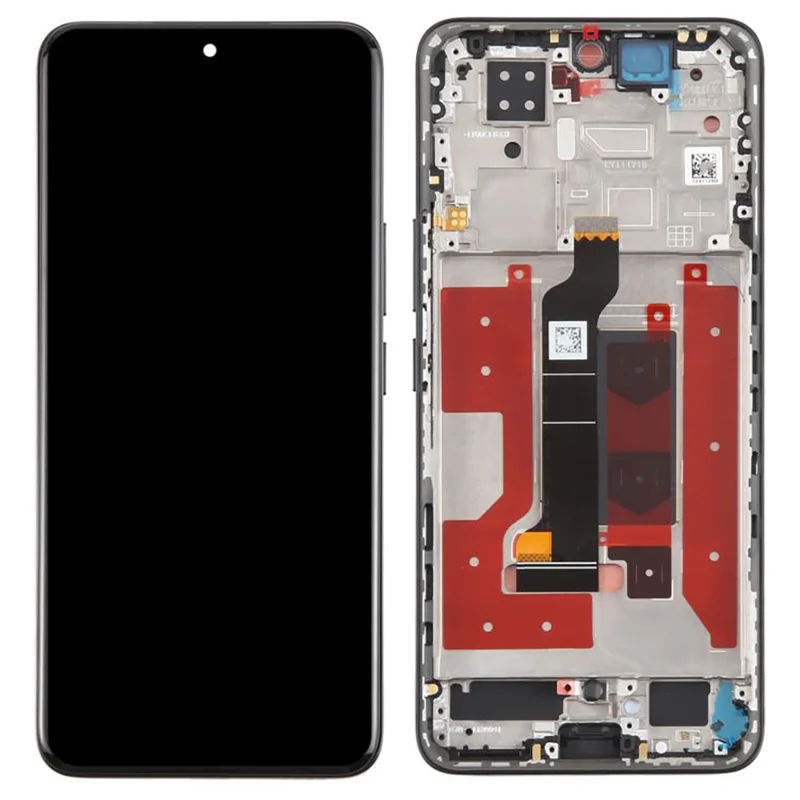 For Honor 200 5G ELI-AN00, ELI-NX9 OEM Grade S OLED Screen and Digitizer Assembly + Frame (Without Logo) - Black-Cellmalls