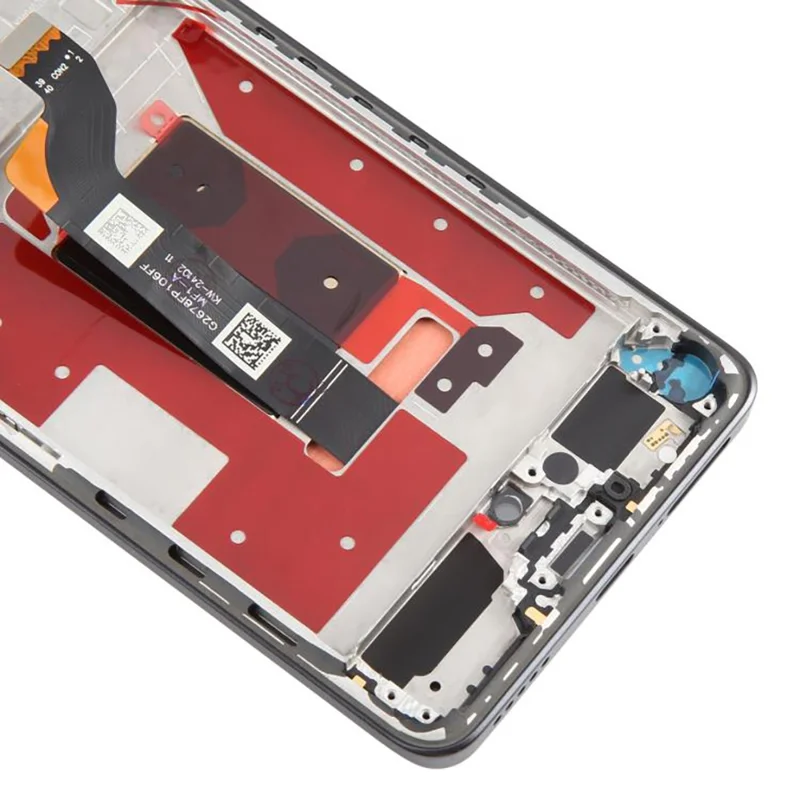 For Honor 200 Pro 5G ELP-AN00, ELP-NX9 OEM Grade S OLED Screen and Digitizer Assembly + Frame (Without Logo) - Black-Cellmalls