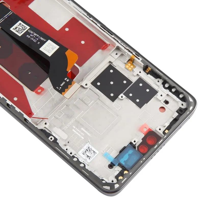 For Honor 200 Pro 5G ELP-AN00, ELP-NX9 OEM Grade S OLED Screen and Digitizer Assembly + Frame (Without Logo) - Black-Cellmalls