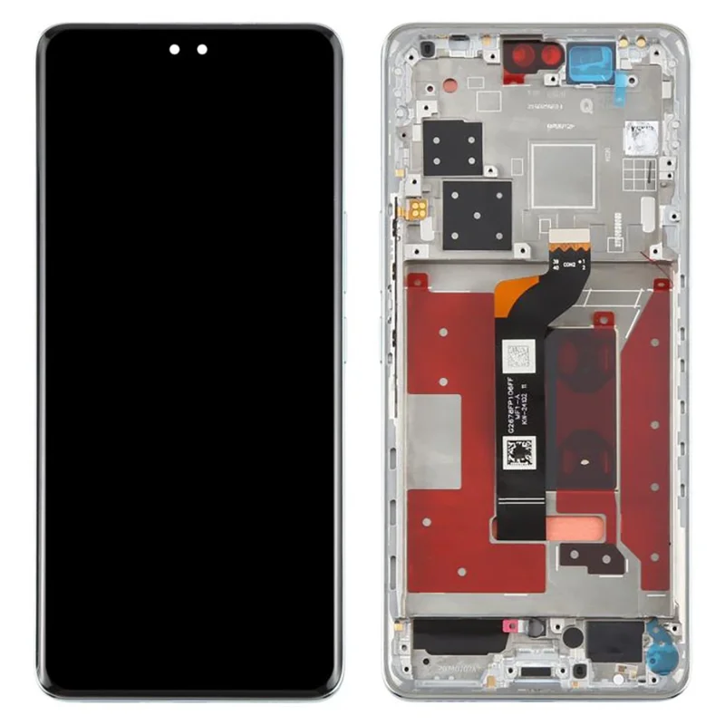 For Honor 200 Pro 5G ELP-AN00, ELP-NX9 OEM Grade S OLED Screen and Digitizer Assembly + Frame (Without Logo) - Black-Cellmalls