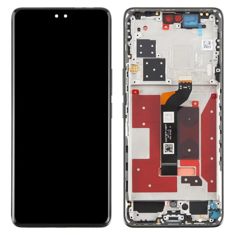 For Honor 200 Pro 5G ELP-AN00, ELP-NX9 OEM Grade S OLED Screen and Digitizer Assembly + Frame (Without Logo) - Black-Cellmalls