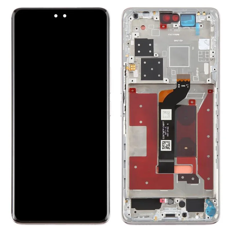 For Honor 200 Pro 5G ELP-AN00, ELP-NX9 OEM Grade S OLED Screen and Digitizer Assembly + Frame (Without Logo) - Black-Cellmalls