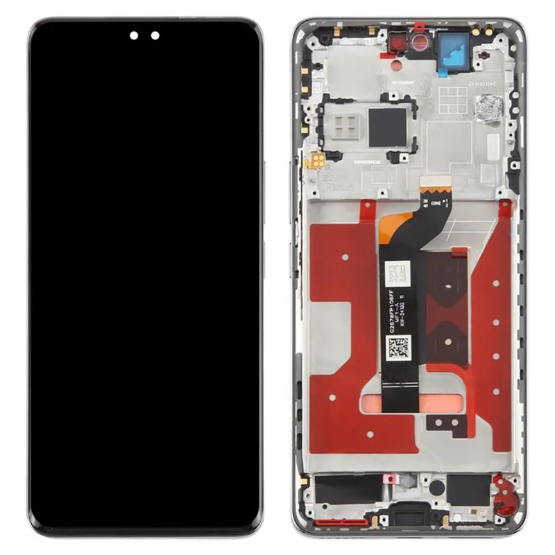 For Honor 300 Pro AMP-AN00 OEM Grade S OLED Screen and Digitizer Assembly + Frame (Without Logo) - Black-Cellmalls