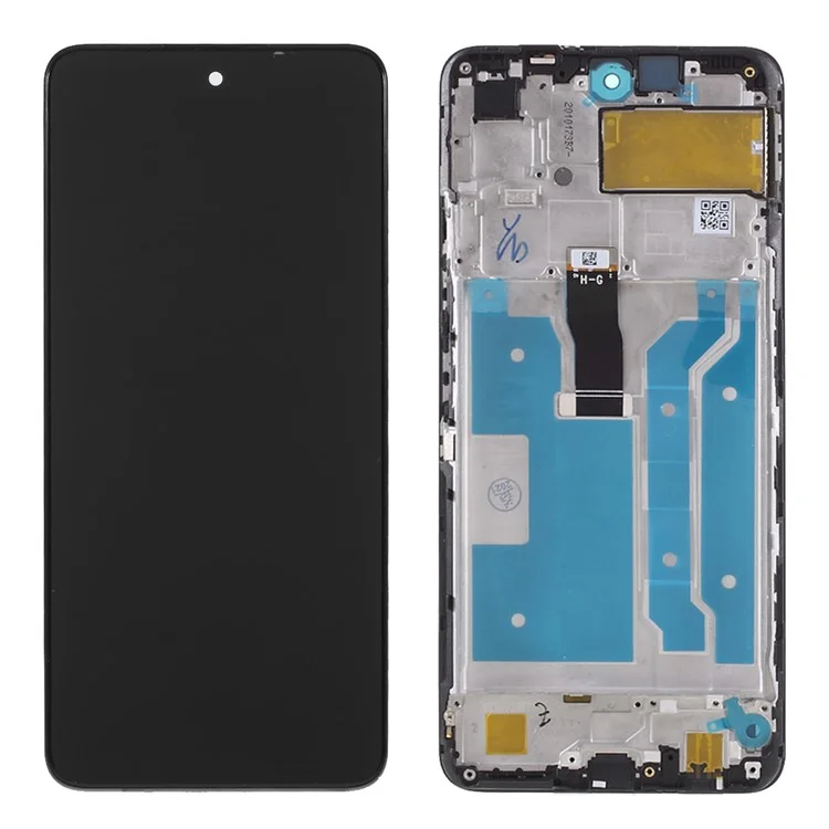 LCD Screen and Digitizer Assembly + Frame Part (Without Logo) for Honor 10X Lite-Cellmalls