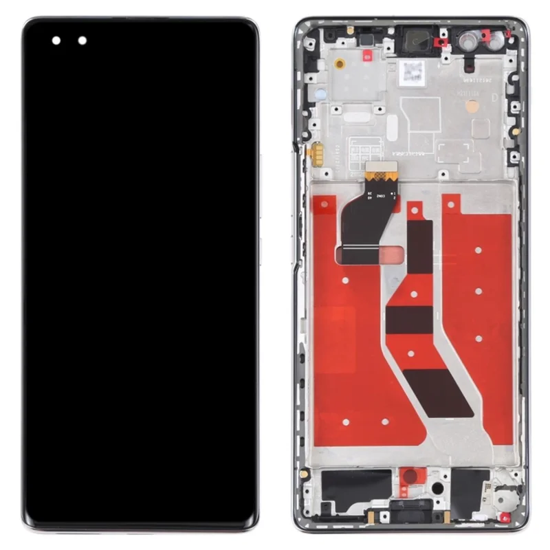For Honor 50 Pro RNA-AN00 OEM Grade S OLED Screen and Digitizer Assembly + Frame (Without Logo) - Black-Cellmalls