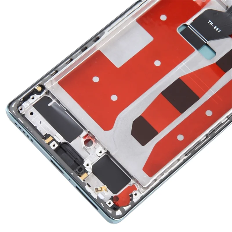 For Honor 60 LSA-AN00 OEM Grade S OLED Screen and Digitizer Assembly + Frame (Without Logo) - Green-Cellmalls