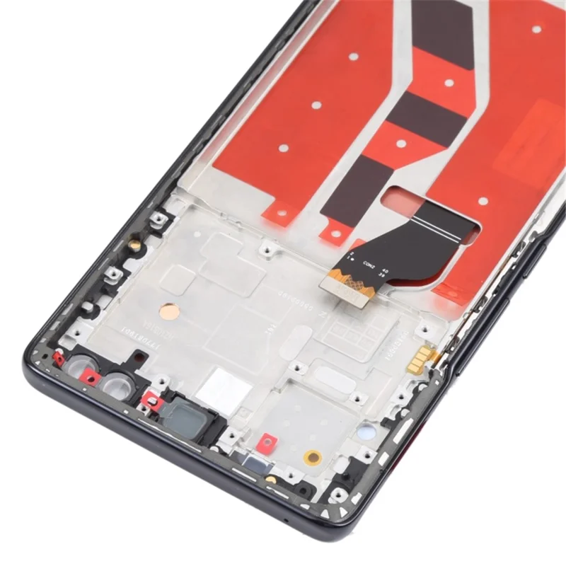 For Honor 50 Pro RNA-AN00 OEM Grade S OLED Screen and Digitizer Assembly + Frame (Without Logo) - Black-Cellmalls