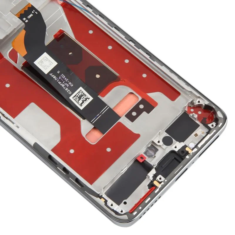 For Honor 300 Pro AMP-AN00 OEM Grade S OLED Screen and Digitizer Assembly + Frame (Without Logo) - Black-Cellmalls