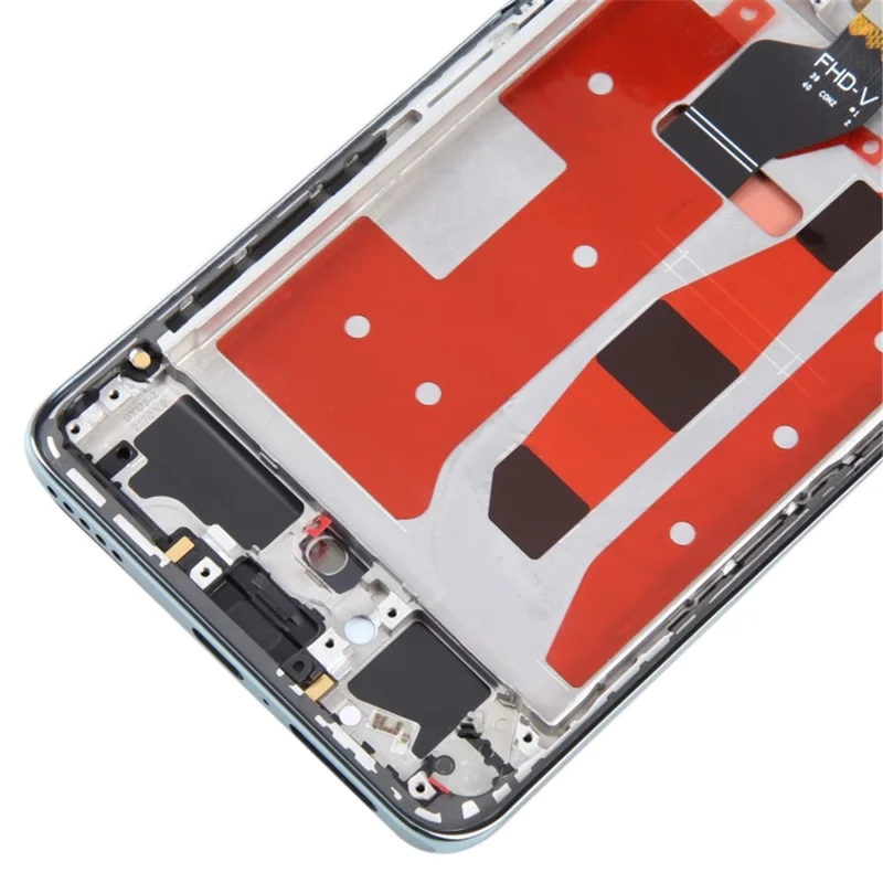 For Honor 60 Pro TNA-AN00 OEM Grade S OLED Screen and Digitizer Assembly + Frame (Without Logo) - Green-Cellmalls