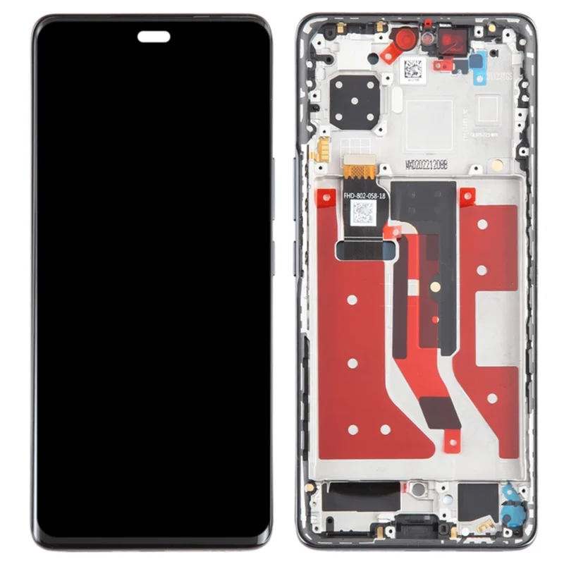 For Honor 80 Pro 5G ANP-AN00 OEM Grade S OLED Screen and Digitizer Assembly + Frame (Without Logo) - Green-Cellmalls