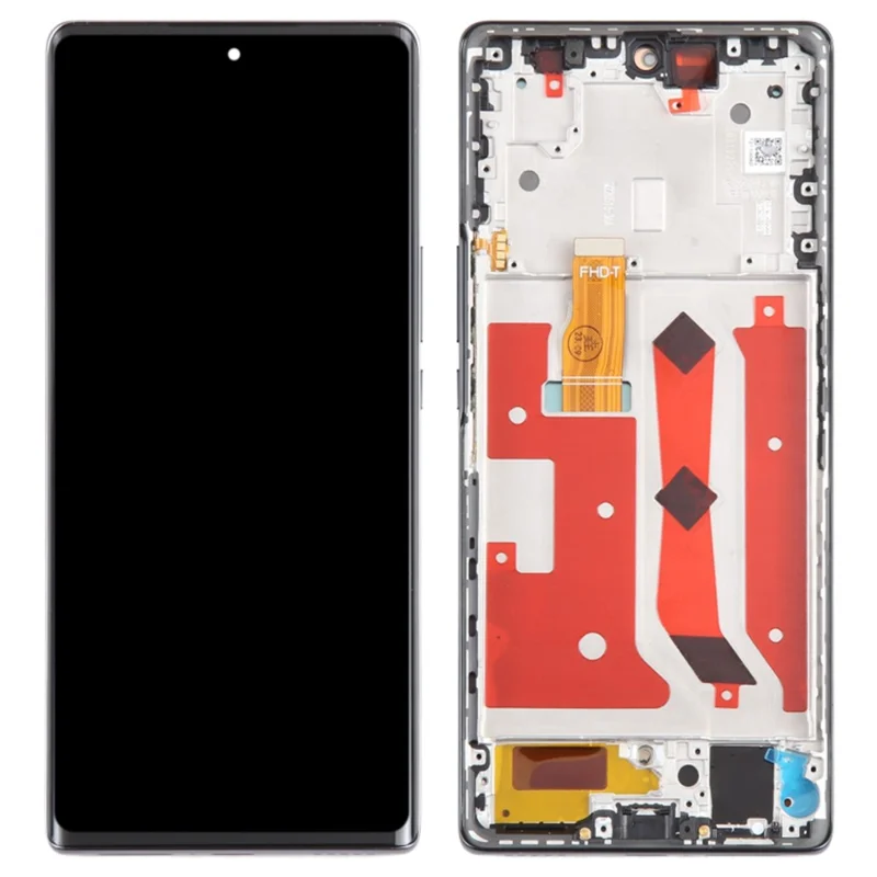 For Honor 80 SE 5G GIA-AN8 OEM Grade S OLED Screen and Digitizer Assembly + Frame (Without Logo) - Black-Cellmalls