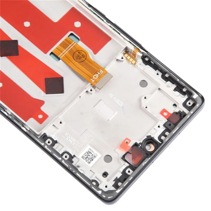 For Honor 80 SE 5G GIA-AN8 OEM Grade S OLED Screen and Digitizer Assembly + Frame (Without Logo) - Black-Cellmalls