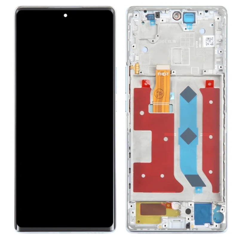 For Honor 80 SE 5G GIA-AN8 OEM Grade S OLED Screen and Digitizer Assembly + Frame (Without Logo) - Black-Cellmalls