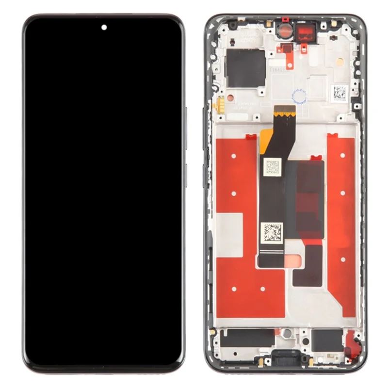 For Honor 90 REA-AN00, REA-NX9 OEM Grade S AMOLED Screen and Digitizer Assembly + Frame (Without Logo) - Black-Cellmalls