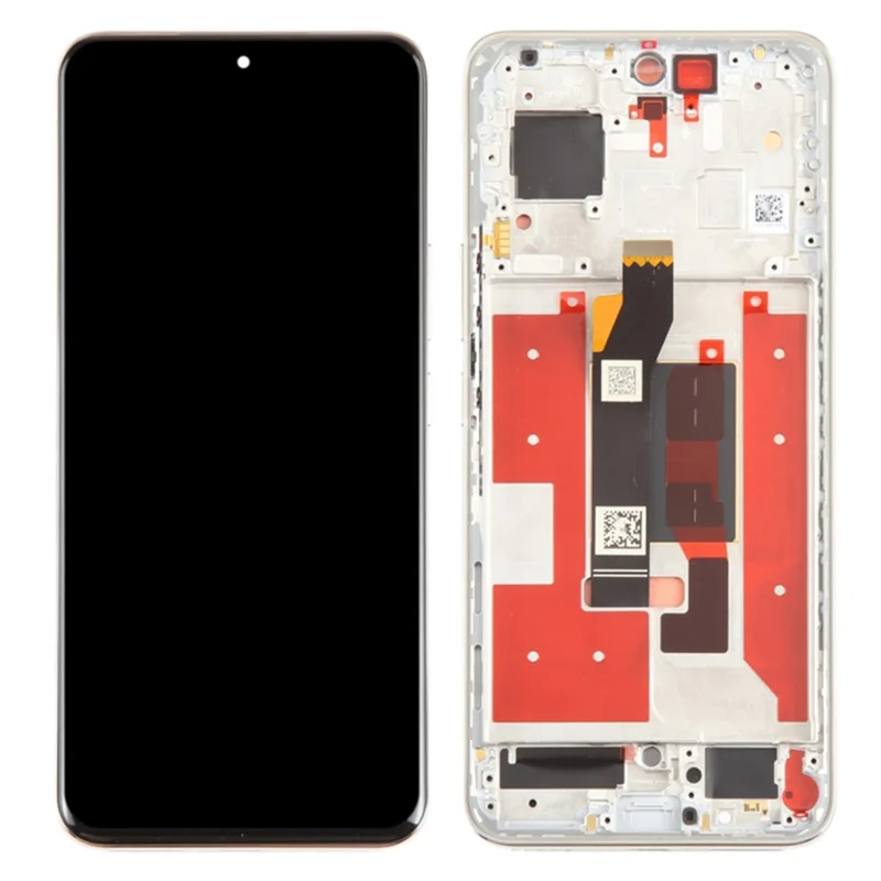 For Honor 90 REA-AN00, REA-NX9 OEM Grade S AMOLED Screen and Digitizer Assembly + Frame (Without Logo) - Black-Cellmalls