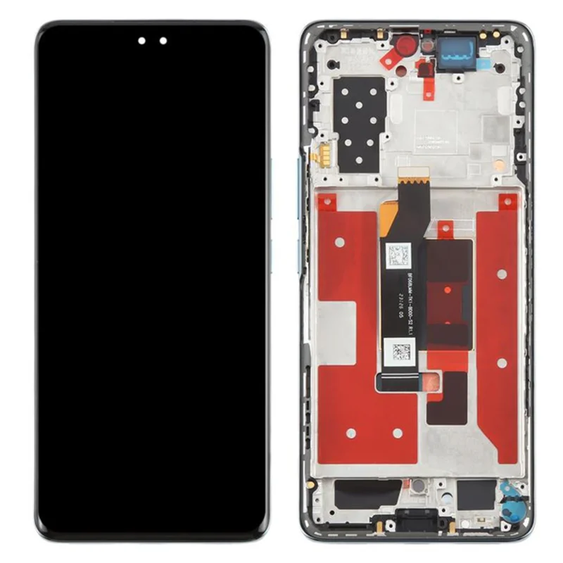 For Honor 90 Pro REP-AN00 OEM Grade S OLED Screen and Digitizer Assembly + Frame (Without Logo) - Green-Cellmalls