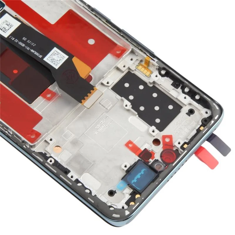 For Honor 90 Pro REP-AN00 OEM Grade S OLED Screen and Digitizer Assembly + Frame (Without Logo) - Green-Cellmalls