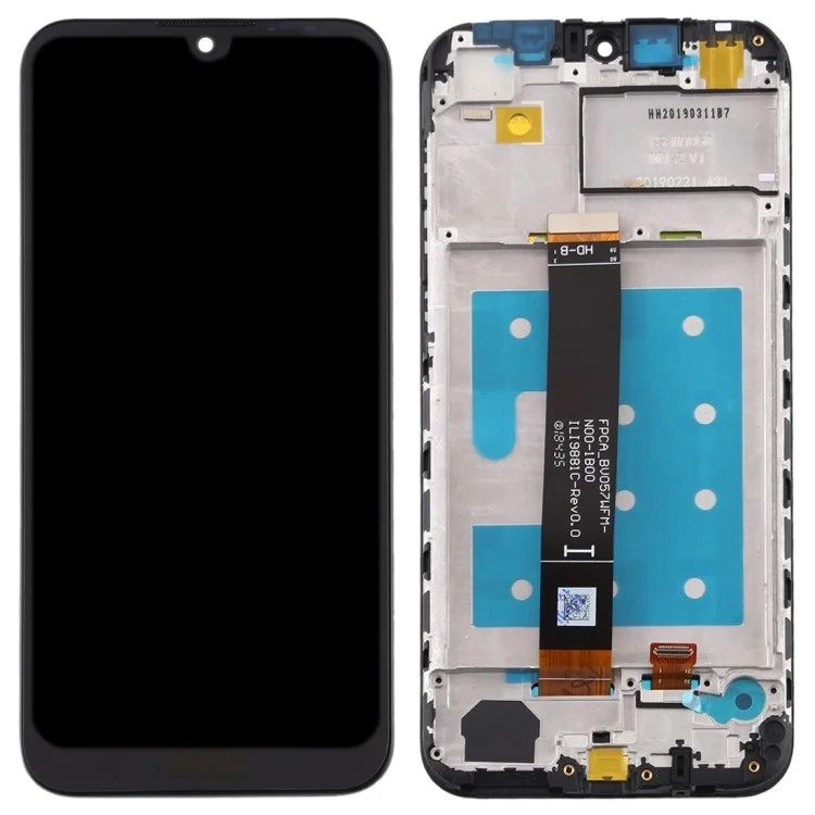 Grade B LCD Screen and Digitizer Assembly + Frame Replacement for Honor 8S 2020 - Black-Cellmalls