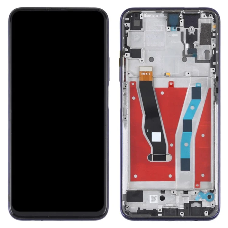For Honor 9X Pro HLK-L41, HLK-L42 (International), HLK-AL10, HLK-TL10 (China) LCD Screen and Digitizer Assembly + Frame Replacement Part (COG) (Grade C, without Logo) - Midnight Black-Cellmalls