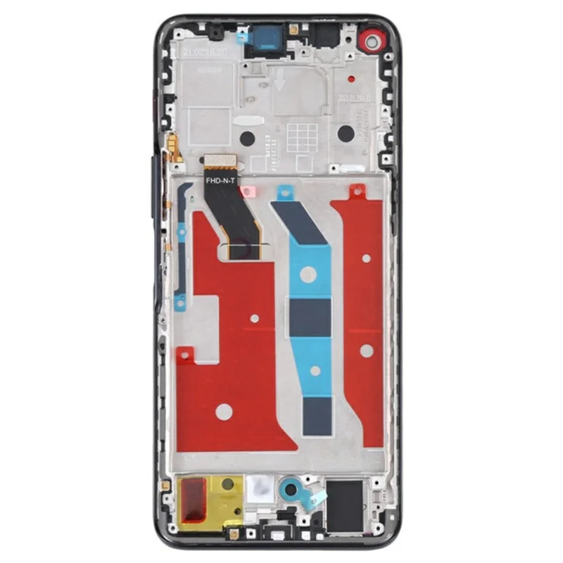 For Honor X20 / 50 Lite Grade C LCD Screen and Digitizer Assembly + Frame (Without Logo) - Black-Cellmalls
