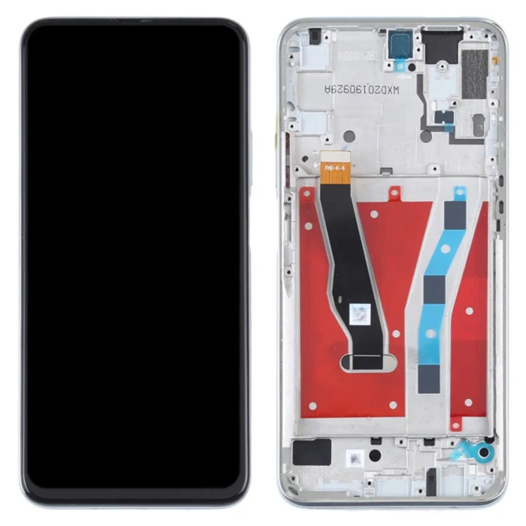 For Honor 9X (China) HLK-AL00, HLK-TL00 LCD Screen and Digitizer Assembly + Frame Replacement Part (COG) (Grade C, without Logo) - Magic Night Black-Cellmalls