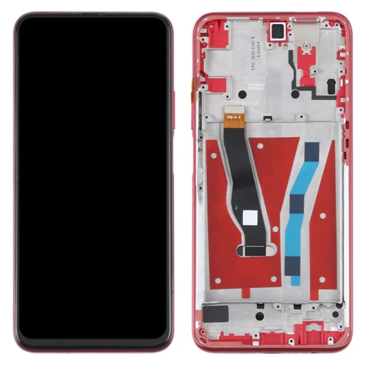 For Honor 9X (China) HLK-AL00, HLK-TL00 LCD Screen and Digitizer Assembly + Frame Replacement Part (COG) (Grade C, without Logo) - Magic Night Black-Cellmalls