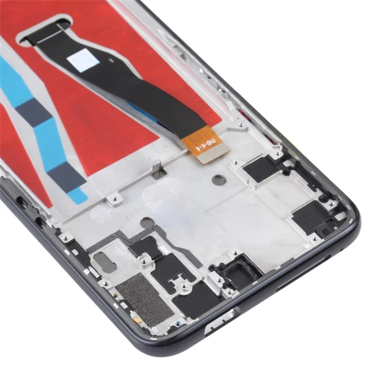 For Honor 9X (China) HLK-AL00, HLK-TL00 LCD Screen and Digitizer Assembly + Frame Replacement Part (COG) (Grade C, without Logo) - Magic Night Black-Cellmalls