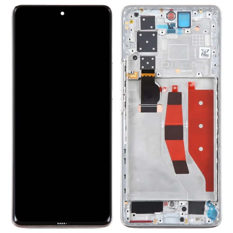 For Honor 70 Pro 5G SDY-AN00 OEM Grade S OLED Screen and Digitizer Assembly + Frame (Without Logo) - Black-Cellmalls