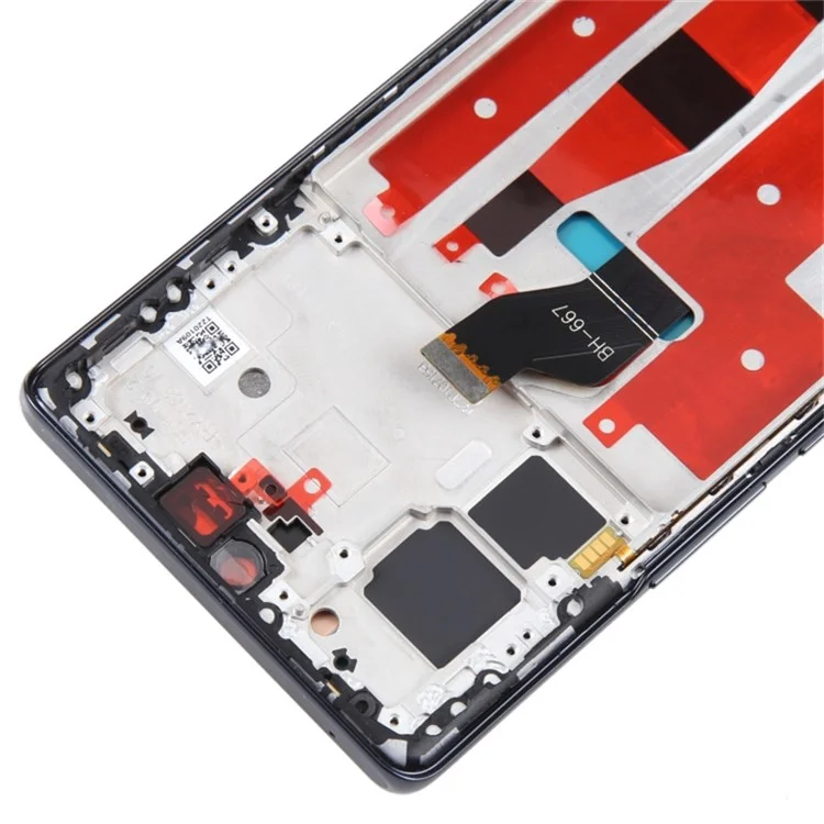 For Honor 70 5G FNE-AN00 FNE-NX9 OEM Grade S OLED Screen and Digitizer Assembly + Frame Repair Part (without Logo) - Black-Cellmalls