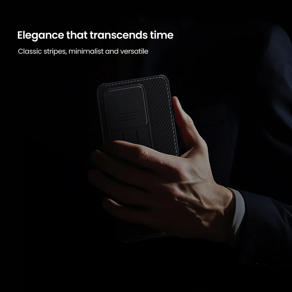 NILLKIN Camshield Pro Series for Xiaomi 14T Case PC+TPU Slide Camera Lid Phone Cover - Black-Cellmalls