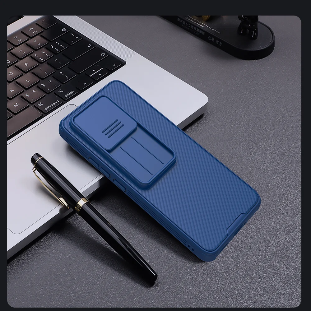 NILLKIN Camshield Pro Series for Xiaomi 14T Case PC+TPU Slide Camera Lid Phone Cover - Black-Cellmalls