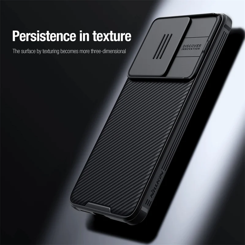 NILLKIN Camshield Pro Series for Xiaomi Redmi Turbo 3 5G / Poco F6 5G Case PC+TPU Slide Camera Lid Phone Cover - Black-Cellmalls