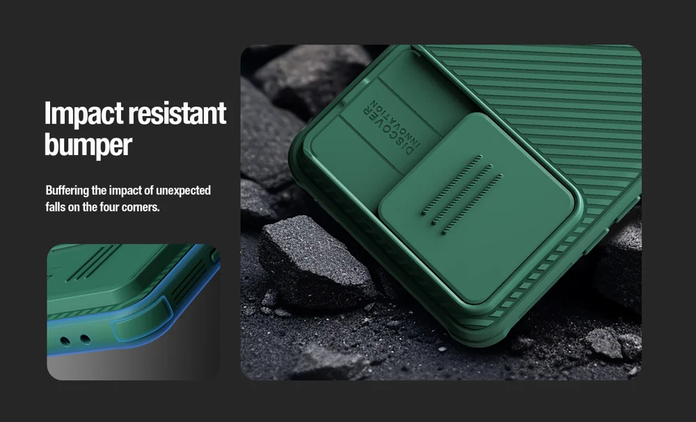 NILLKIN Camshield Pro Series For Xiaomi Poco F6 Pro 5G / Redmi K70 5G / K70 Pro 5G Phone Case Slide Camera Protection - Black-Cellmalls