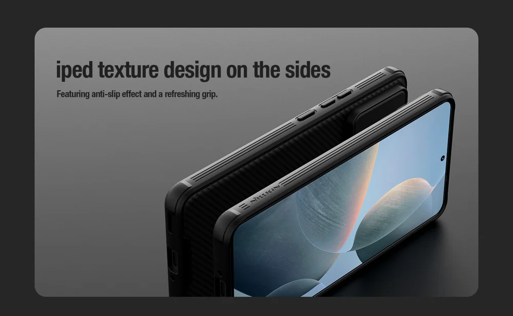 NILLKIN Camshield Pro Series For Xiaomi Poco F6 Pro 5G / Redmi K70 5G / K70 Pro 5G Phone Case Slide Camera Protection - Black-Cellmalls