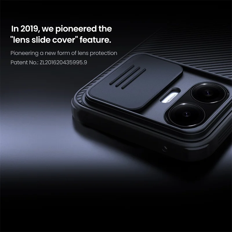 NILLKIN Camshield Pro Series for Xiaomi Poco F7 5G  /  Redmi Turbo 4 Pro 5G Case PC + TPU Slide Camera Lid Phone Cover-Cellmalls