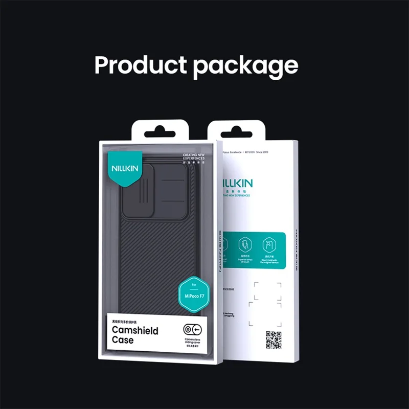 NILLKIN Camshield Pro Series for Xiaomi Poco F7 5G  /  Redmi Turbo 4 Pro 5G Case PC + TPU Slide Camera Lid Phone Cover-Cellmalls