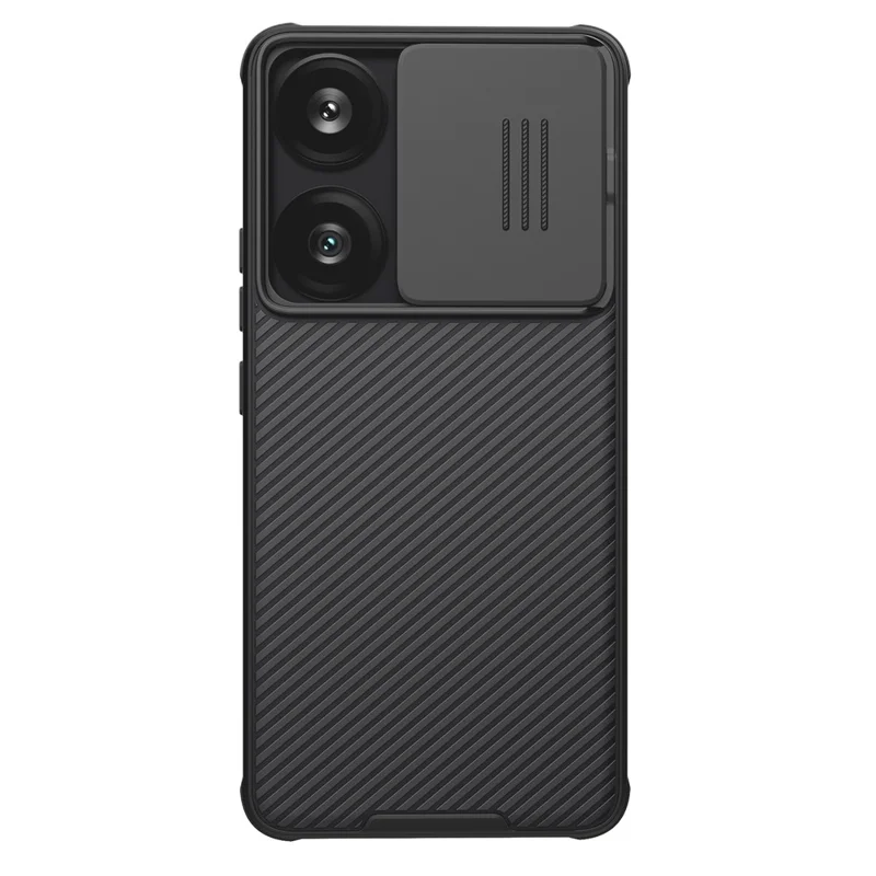 NILLKIN Camshield Pro Series for Xiaomi Redmi Turbo 3 5G / Poco F6 5G Case PC+TPU Slide Camera Lid Phone Cover - Black-Cellmalls