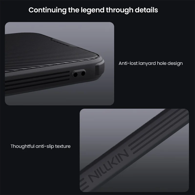 NILLKIN Camshield Pro Series for Xiaomi Poco F7 5G  /  Redmi Turbo 4 Pro 5G Case PC + TPU Slide Camera Lid Phone Cover-Cellmalls