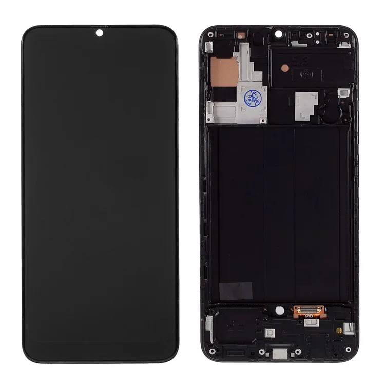 LCD Screen and Digitizer Assembly + Frame TFT Version (Without Logo) for Samsung Galaxy A30 A305 - Black-Cellmalls