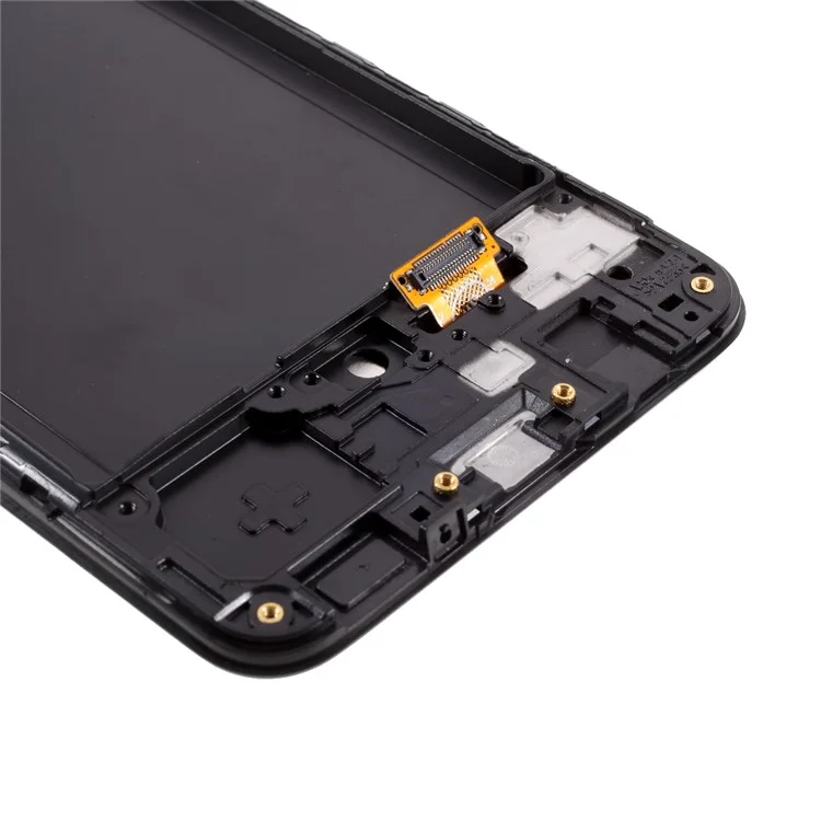 LCD Screen and Digitizer Assembly + Frame Replacement (Without Logo) (TFT Edition, without Fingerprint Function) for Samsung Galaxy A30s SM-A307 - Black-Cellmalls