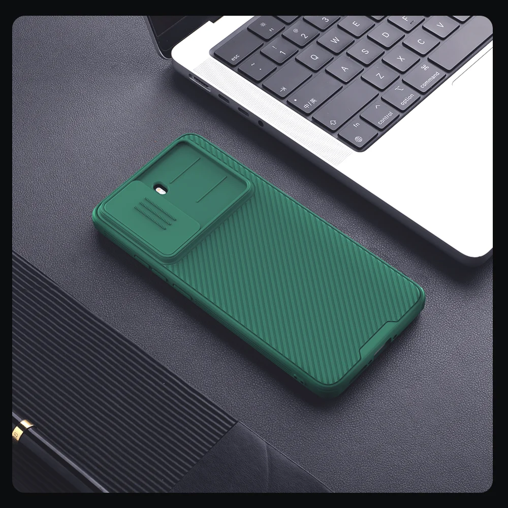 NILLKIN Camshield Pro Series for Xiaomi Poco X7 Pro 5G Case PC + TPU Slide Camera Lid Phone Cover - Black-Cellmalls