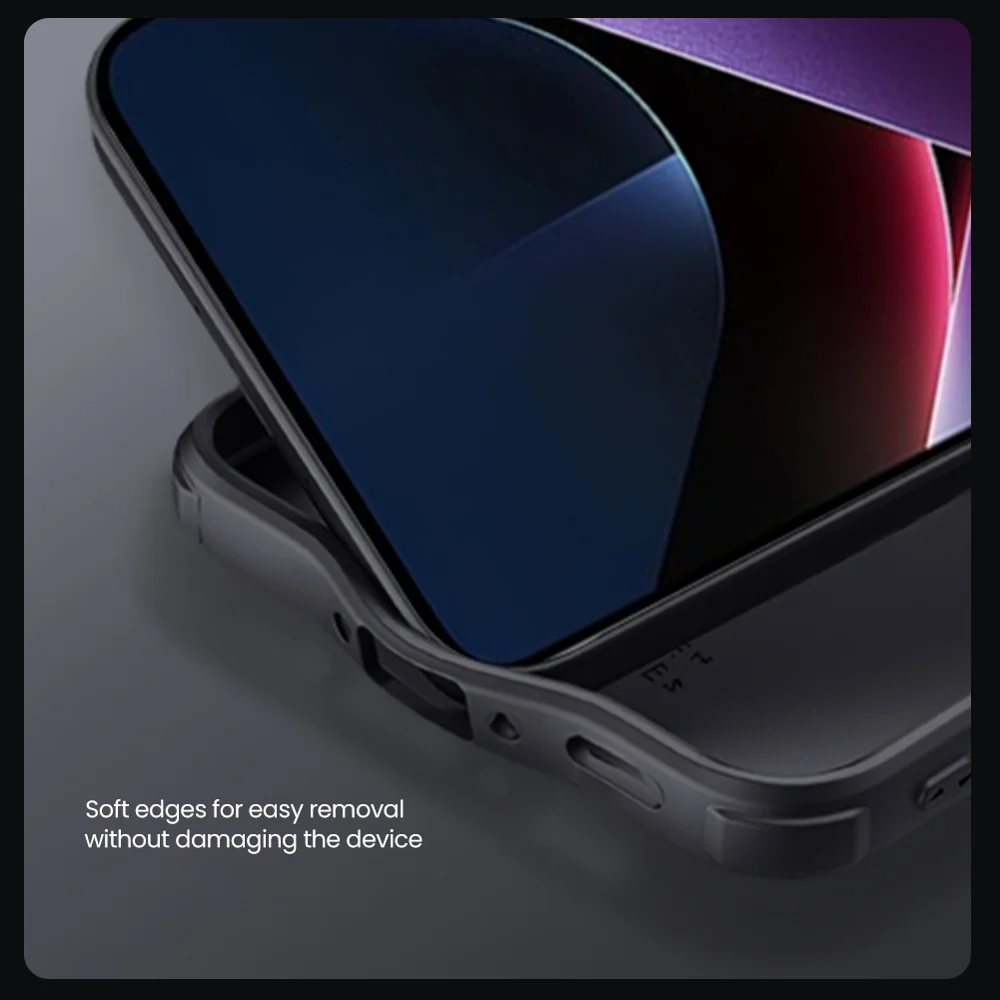 NILLKIN Camshield Pro Series for Xiaomi Poco X7 Pro 5G Case PC + TPU Slide Camera Lid Phone Cover - Black-Cellmalls