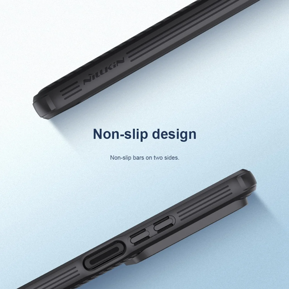 NILLKIN CamShield Pro Series Phone Case for Xiaomi Redmi K50/K50 Pro, Accurate Cutouts TPU Frame + PC Shockproof Back Shell with Slide Camera Lens Cover - Blue-Cellmalls