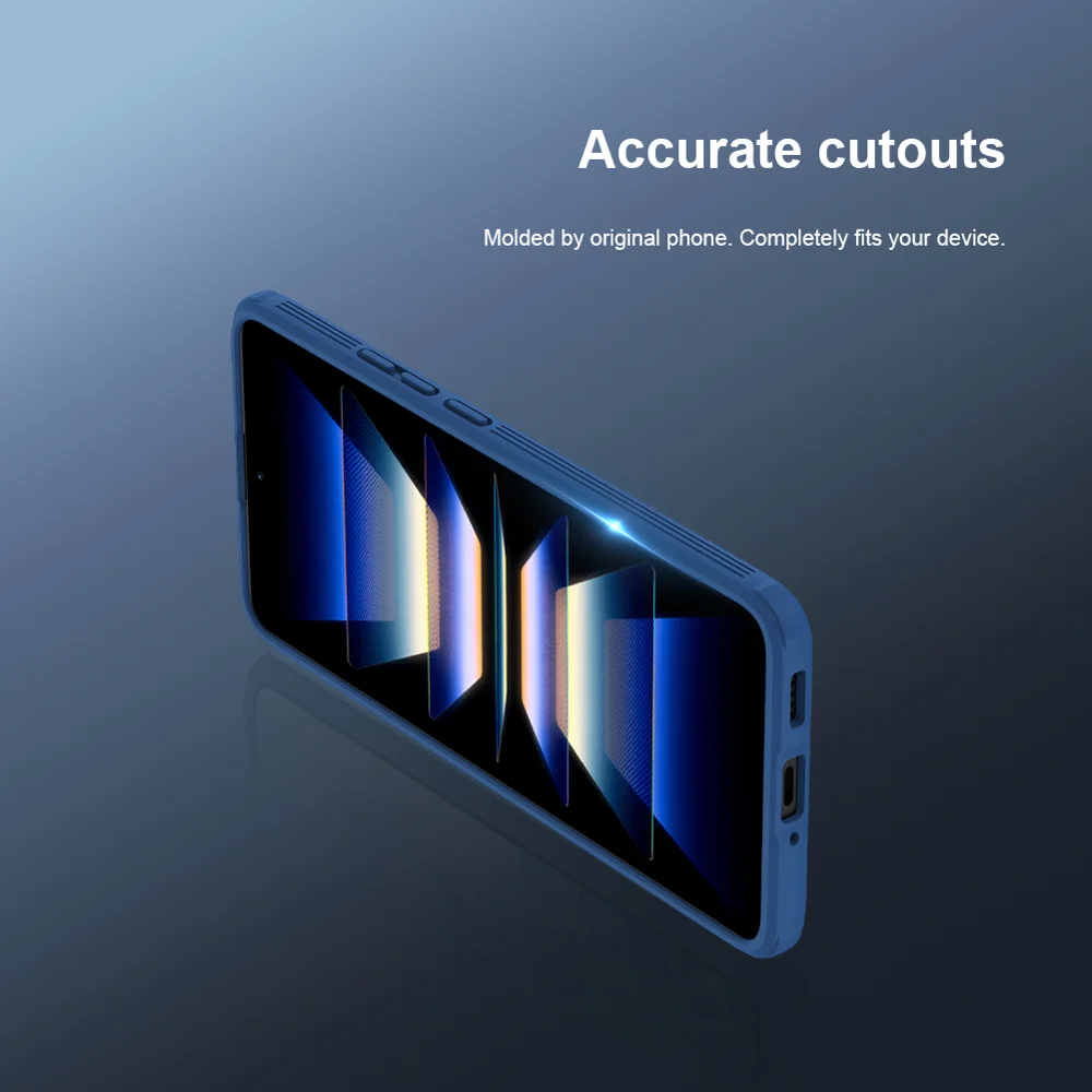 NILLKIN CamShield Pro Series for Xiaomi Poco F5 Pro 5G / Redmi K60 Pro 5G / K60 5G Phone Case PC+TPU Camera Protection Phone Cover - Black-Cellmalls