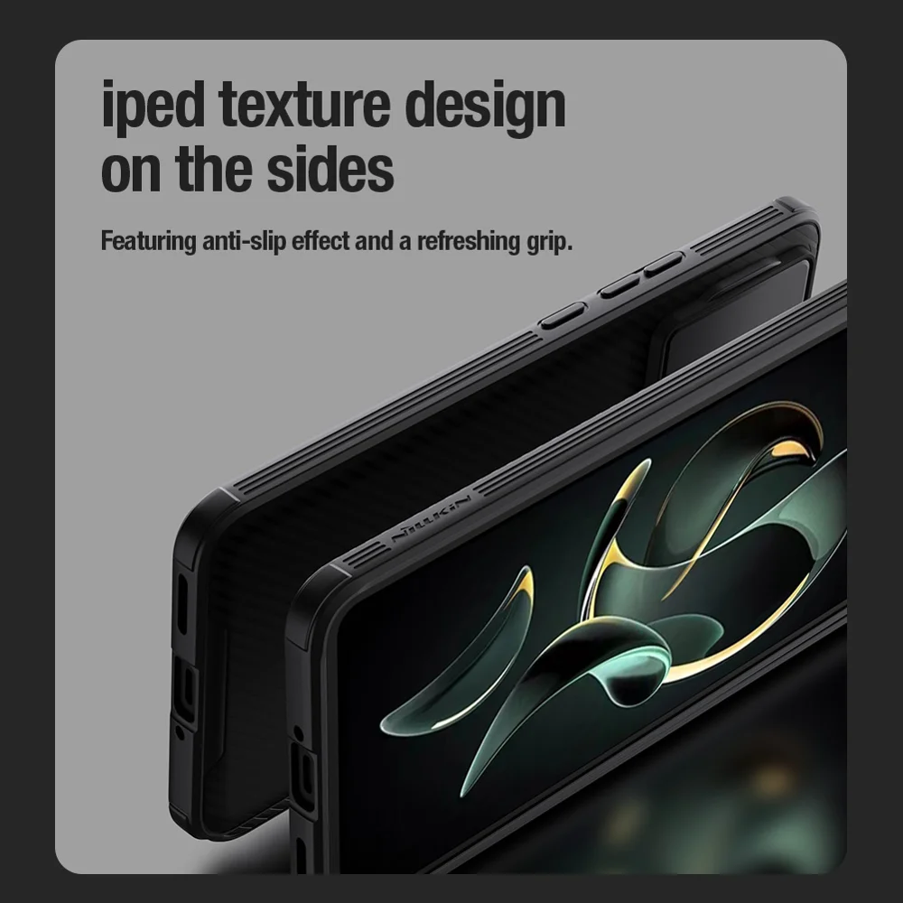 NILLKIN CamShield Pro Series For Xiaomi Redmi K60 Ultra / 13T / 13T Pro Case Slide Camera Shield PC+TPU Cellphone Cover - Black-Cellmalls